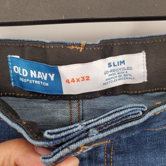 Old Navy Slim 360° Tech Stretch Performance Jeans Mens Size 44x32 NWT Denim - Picture 8 of 16